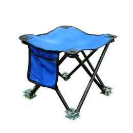 [BLUE] Durable Portable Camping/Fishing/Outdoor Folding Chair with Pocket??Small
