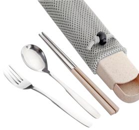 Portable Stainless Steel Flatware Set (Style: D)