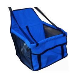 Pet Car Seat Cover (Style: Blue)