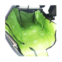 Luxurious Waterproof Pet Car Seat Cover (Color: Green)