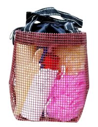 Quick Dry Mesh Shower Tote (Color: Coffee)
