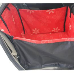 Waterproof Pet Car Seat Cover (Color: Red)